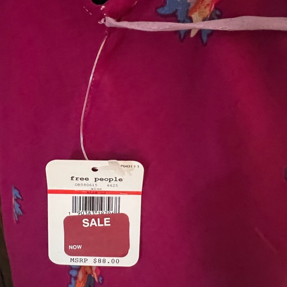 🌺NWT🌺 FREE PEOPLE Ladies Cinch Tie Back Dress Sz XS-TP - Picture 5 of 6